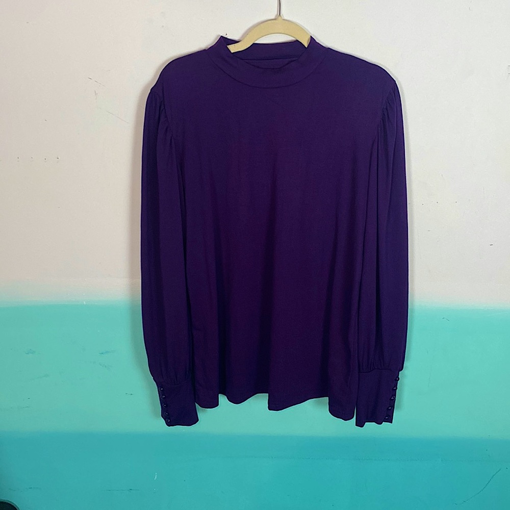 New purple light weight long Sleeve Shirt
